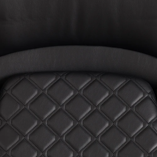 Кресло Atlant рецикл. кожа/иск. кожа, черный