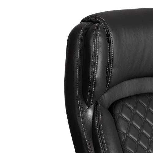 Кресло Atlant рецикл. кожа/иск. кожа, черный