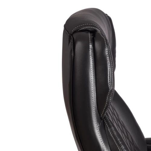 Кресло Atlant рецикл. кожа/иск. кожа, черный