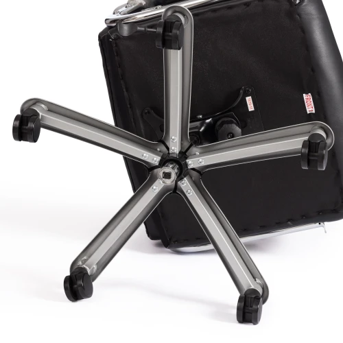 Кресло Atlant рецикл. кожа/иск. кожа, черный