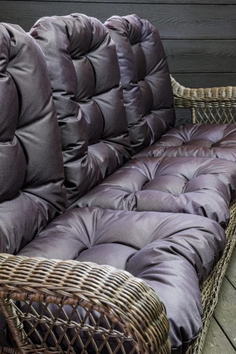 Диван 3-местный из искусственного ротанга МЭДИСОН “MADISON” арт.A00079 с подушками на сидение и спинку