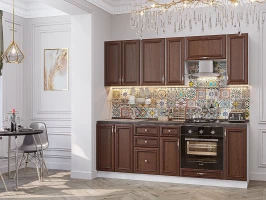 Готовый кухонный гарнитур Шале-01 Brown Dreamline