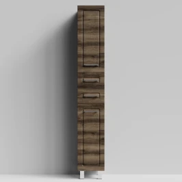 Пенал Арабеска 30 напольный, Дуб крымский коричневый ПВХ 131005-9005, правый