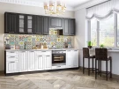 Готовый кухонный гарнитур Прага-02 Венге Премиум/Белое дерево Готовый кухонный гарнитур Прага-02 Венге Премиум/Белое дерево