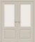Двойная межкомнатная дверь BRAVO Скинни-13 Creamy Magic Moru