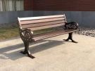 Скамейка садовая БЕРЛИН-180 «BERLIN-180» 180х58х73 см материал литой алюминий, бронза
