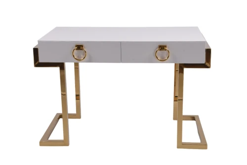 Стол-консоль Атлас МС9002-120W, 120х60х78 см, белый глянцевый