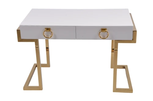 Стол-консоль Атлас МС9002-120W, 120х60х78 см, белый глянцевый