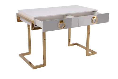 Стол-консоль Атлас МС9002-120W, 120х60х78 см, белый глянцевый