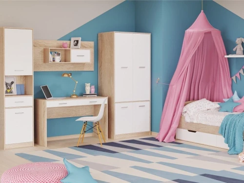 Шкаф «Стелс» 4дв, Дуб сонома/белый