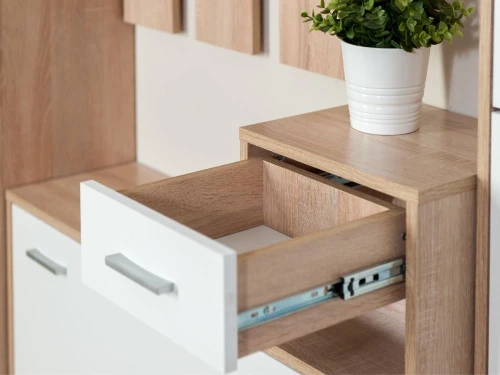 Прихожая «Интер», Дуб сонома/белый