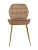DC829 Стул мягкий, КАПУЧИНО#G62-07 велюр, каркас металл золото КРУГЛЫЙ