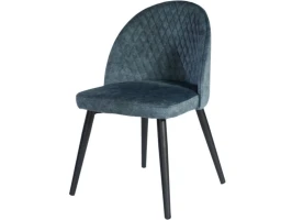 Стул «Белиз», Диджитал Индиго, каркас черный