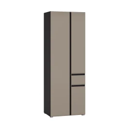 Шкаф комбинированный Сидней 13.18, Антрацит, Веллюто Капучино