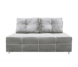 Диван аккордеон Марс Мини велюр серый 120