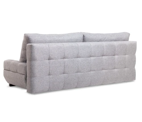 Диван еврокнижка Орион, рогожка  серая, 144