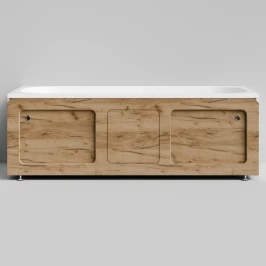 Экран-купе Хит 1700, 2 раздвижные двери, Дуб Тортуга ПВХ 2357-43