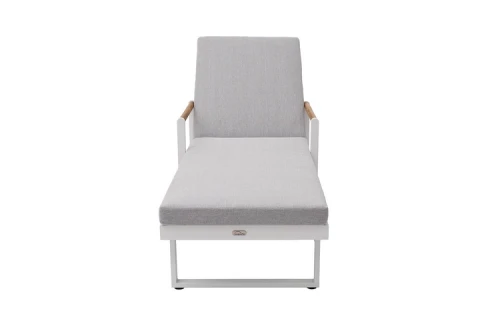 Шезлонг из алюминия MAYA белый  Joygarden