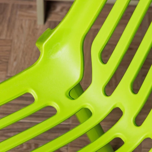 Пластиковый стул NICO зеленый