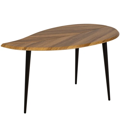 Стол журнальный BeautyStyle 28 дуб вотан/черный