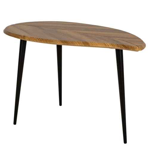 Стол журнальный BeautyStyle 28 дуб вотан/черный