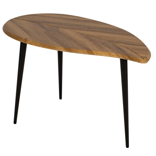 Стол журнальный BeautyStyle 28 дуб вотан/черный