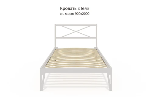 Кровать КМД 37 ТЕЯ 160 белый