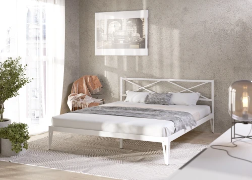 Кровать КМД 37 ТЕЯ 160 белый