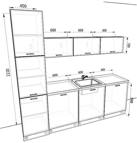 Кухня Люкс Комплектация 6