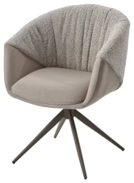 Стул ГИССЕН (GISSEN) 360 град., цвет ЛАТТЕ RIELY-111 / V885-3, ткань / ЛАТТЕ, ®DISAUR