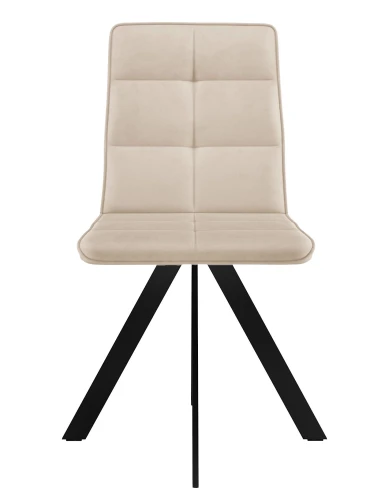 Стул DikLine 230 поворотный B03 BEIGE, ножки черные