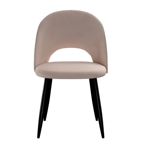 Стул DikLine 283 поворотный C43 капучино, ножки черные