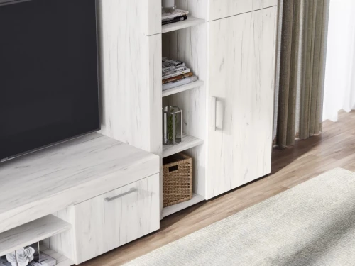 Гостиная «Гранд», дуб крафт белый