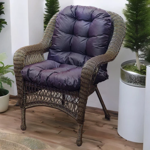 Обеденная группа из искусственного ротанга Кросс Мэдисон на 8 персон с подушками на сиденье и спинку