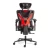 Кресло KingCobra иск. кожа / сетка, черный / красный, 70х70х125 см