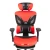 Кресло KingCobra иск. кожа / сетка, черный / красный, 70х70х125 см