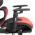 Кресло KingCobra иск. кожа / сетка, черный / красный, 70х70х125 см