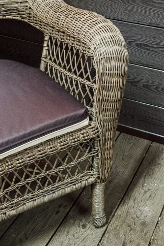 Диван 3-местный из искусственного ротанга МЭДИСОН “MADISON” арт.A00079 с подушкой на сидение