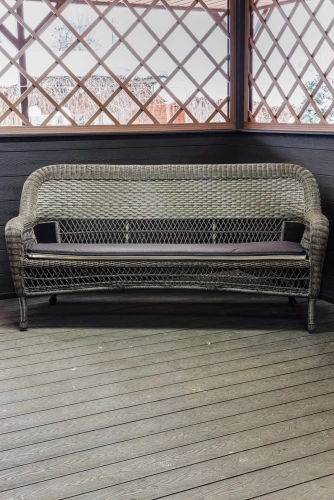 Диван 3-местный из искусственного ротанга МЭДИСОН “MADISON” арт.A00079 с подушкой на сидение