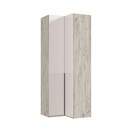 Марвэл Шкаф угловой (Кашемир, Дуб Крафт серый)