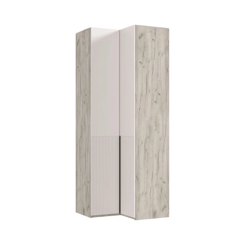 Марвэл Шкаф угловой (Кашемир, Дуб Крафт серый)