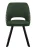 Стул DikLine 274 поворотный SB1/A2 зеленый, ножки черные