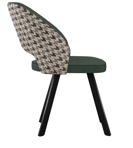 Стул DikLine 274 поворотный SB1/A2 зеленый, ножки черные