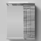 Зеркало Адам 55, Лиственница структурная контрастно-серая ПВХ 64202, правая Зеркало Адам 55, Лиственница структурная контрастно-серая ПВХ 64202, правая