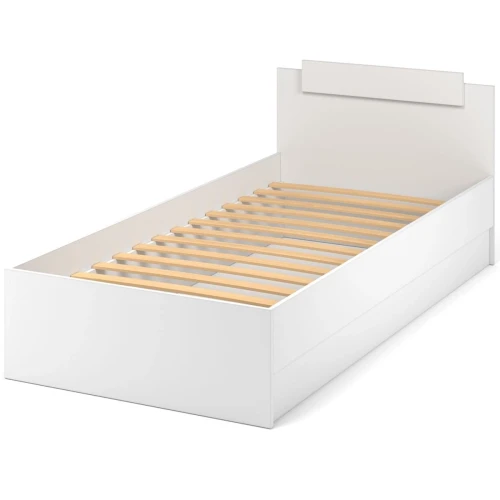 Кровать «Чикаго» 90 с ламелями, белый