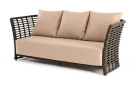 "Валенсия" диван из искусственного ротанга трехместный, цвет бронзовый