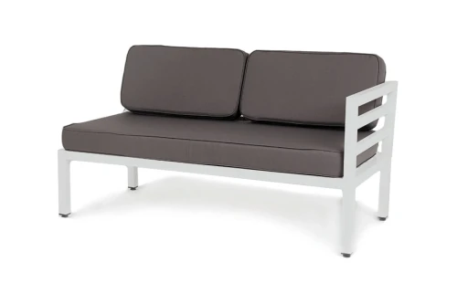 "Глория" модуль диванный левый, каркас из алюминия