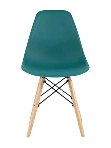 GH801/DC111 Стул пластиковый, АКВАМАРИН#60166, каркас бук