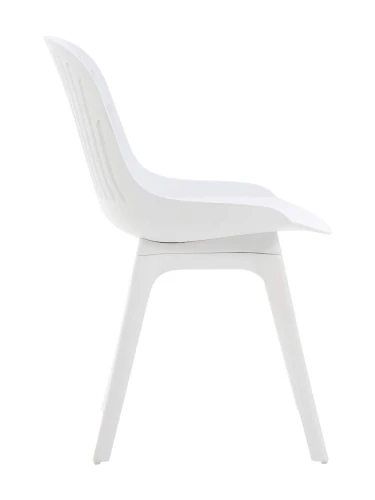 DC271 Стул пластиковый, БЕЛЫЙ, ноги белые