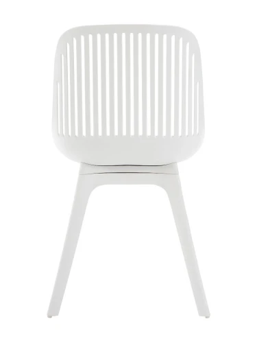 DC271 Стул пластиковый, БЕЛЫЙ, ноги белые